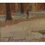 Stanisław PACIOREK (1889-1952), Krakovské hradby - pohled na Floriánskou bránu.