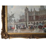 Władysław SERAFIN (1905-1988), Tržní náměstí v Krakově - Sukiennice.