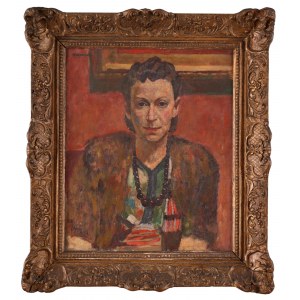 Czesław RZEPIŃSKI (1905-1995), Žena v korálech.