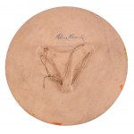 Helena HUSARSKA (1922-2009), Patera dekoracyjna z kompozycją abstrakcyjną