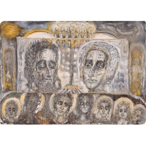 Zdzisław LACHUR (1920-2007), Święci w blasku menory