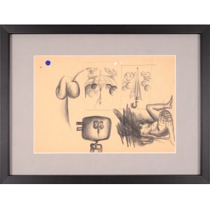 Franciszek STAROWIEYSKI (1930-2009), Kompozycja surrealistyczna | Kwiaty (kompozycja dwustronna)