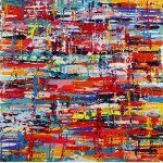 Gossia Zielaskowska (b. 1983, Poznań), Space sun map, diptych, 2025