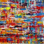 Gossia Zielaskowska (b. 1983, Poznań), Space sun map, diptych, 2025
