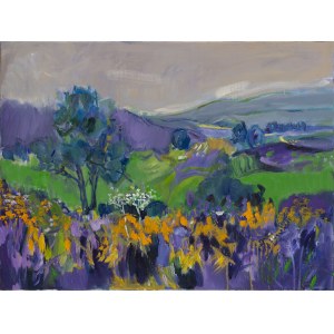 Barbara Bokota-Tomala (b. 1967, Ropczyce), Kąkole and lavender, 2024