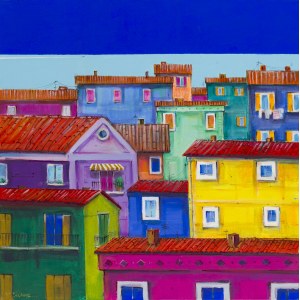 Anna Piotrowiak (née en 1983 à Kiev), Siesta II de la série City States, 2024