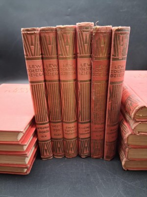 Leo Tolstoy Works edited by J. Tuwim 15 volumes