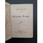 Zygmunt Krasiński Wybór pism Rok 1898 półskórek
