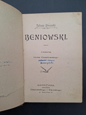 Juliusz Słowacki Beniowski half leather