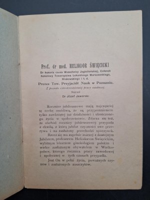 Jozef Jaworski Prof. Dr. med. Heliodor Swiecicki (...)