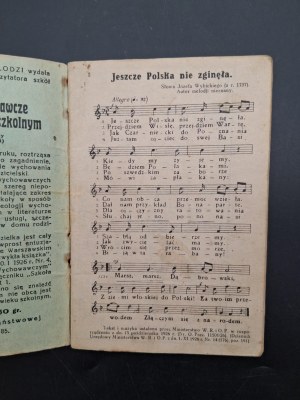 Calendar and notebook of a common school student School year 1926/27