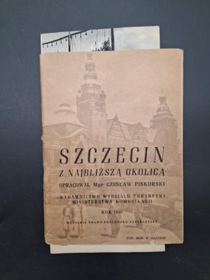 Czeslaw Piskorski Szczecin with the immediate vicinity 1949
