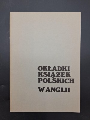 Covers of Polish books in England