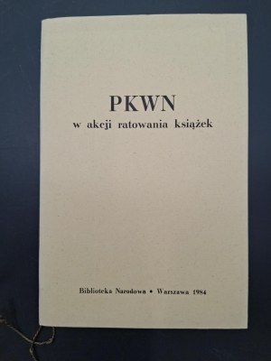 PKWN in action to save books