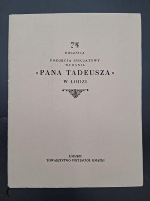 75th anniversary of the initiative to publish 