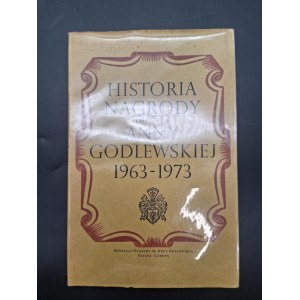 Historia nagrody imienia Anny Godlewskiej 1963-1973