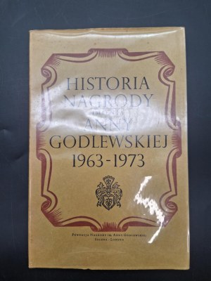 History of the award named after Anna Godlewska 1963-1973