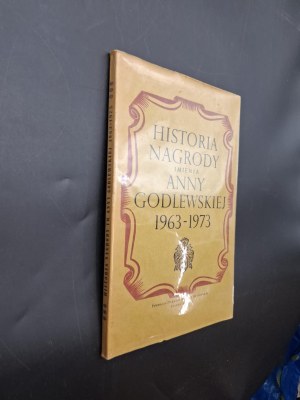 History of the award named after Anna Godlewska 1963-1973