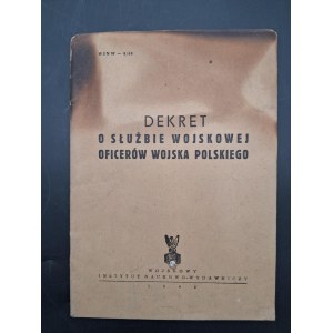 Dekret o służbie wojskowej oficerów Wojska Polskiego