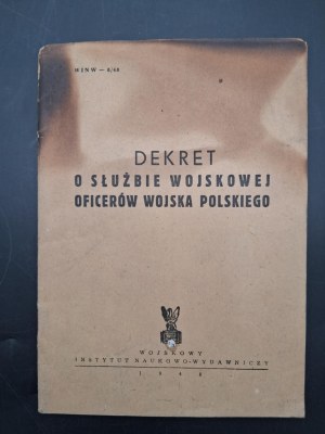 Decree on military service of officers of the Polish Army