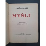 Jakób Leopardi Myśli