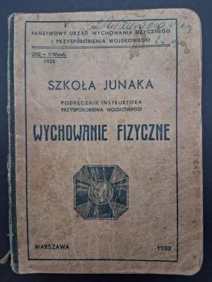 School of the Junak Manual of the Instructor of the Military Physical Education
