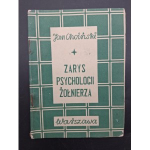 Jan Choiński Zarys psychologii żołnierza 1943