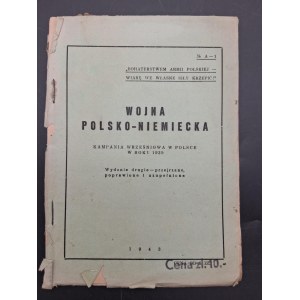 Wojna polsko-niemiecka Kampania wrześniowa w Polsce w roku 1939