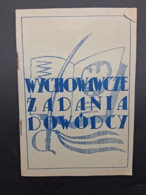 Jan Oblożeński Educational tasks of the commander