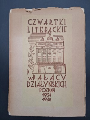 Thursday evenings at the Działyński Palace Poznań 1934 1938