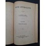 X. Waleryan Kalinka Sejm czteroletni Tom I-II Rok 1884 półskórek