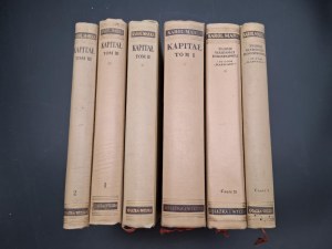 Karl Marx Capital Volume I-III Theories of Additional Value Volume I-II