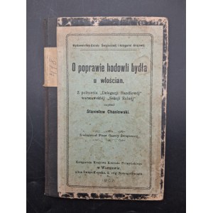 Stanisław Chaniewski O poprawie hodowli bydła u włościan / Edmund Jankowski Woda w przyrodzie