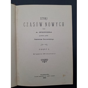 Sztuka Czasów Nowych przez A. Springera Część I