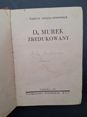 Tadeusz Dolęga-Mostowicz Dr. Murek reduced