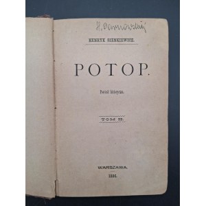 Henryk Sienkiewicz Potop Powieść historyczna Tom II-IV