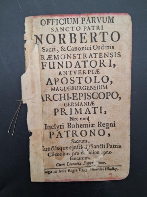 Officium Parvum Sancto Patri Norberto