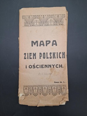 Map of Polish and Neighboring Lands 1916