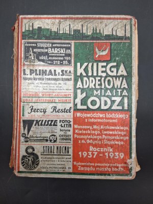 Address Book of the City of Lodz and Lodz Voivodeship Yearbook 1937-1939