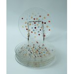 Glass plate set , "Asteroid" - J.S. Drost - HSG Ząbkowice