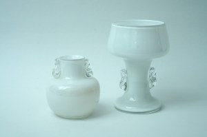 Deux vases en verre - HSG Tarnowiec