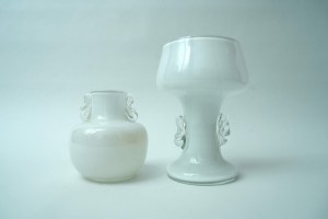 Deux vases en verre - HSG Tarnowiec
