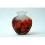 Glass colorful vase - HSG Tarnowiec