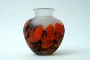 Vase en verre coloré - HSG Tarnowiec