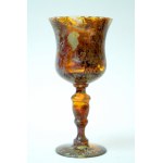6 glass goblets - Mimosa - J. Kaznecki - HSG Hortensia