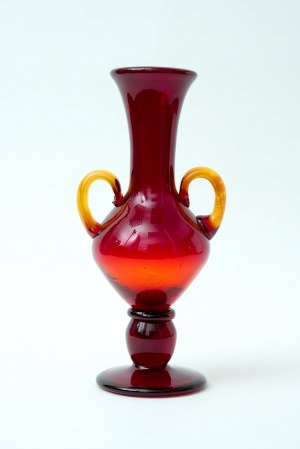 Glass vase, amphora - KIS