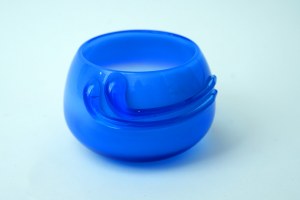 Glass vase - KIS - blue