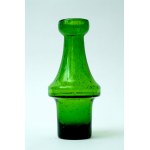 Glass vase , "Christmas tree - J. Podlasek - HS Zawiercie