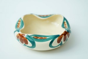 Faience ashtray - pattern 345 - ZF Wloclawek