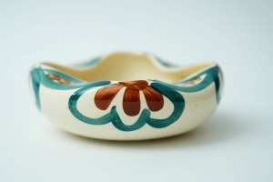 Faience ashtray - pattern 345 - ZF Wloclawek